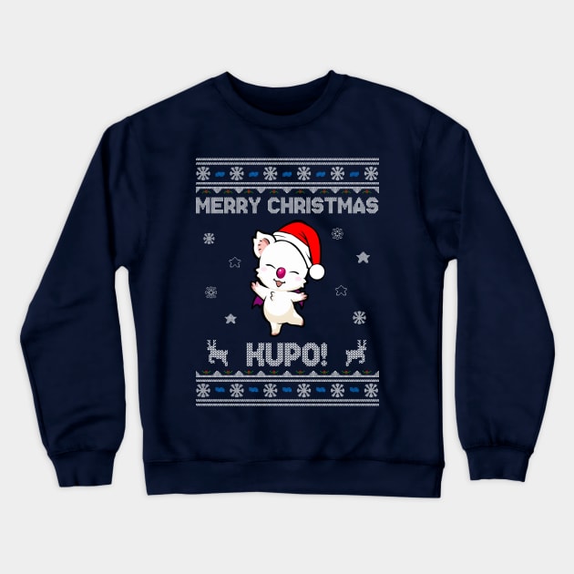 Moogle Merry Christmas Kupo! Crewneck Sweatshirt by StebopDesigns